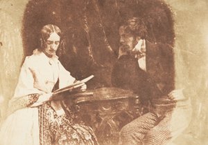 Oturan Çift, Okuyan Kadın, 1843-47. Yaratıcılar: David Octavius Hill, Robert Adamson, Hill & Adamson.
