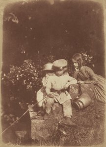 Minnow Havuzunda, 1843-1847. Yaratıcılar: David Octavius Hill, Robert Adamson. by David Octavius Hill, Robert Adamson