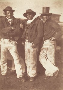 Alexander Rutherford, William Ramsay ve John Linton,1843-1847 (fotoğraf) by David Octavius Hill
