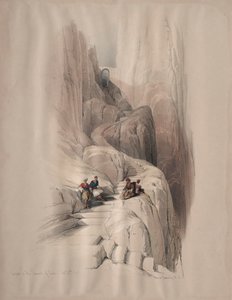 Sina Zirvesine Çıkış, 1839. by David Roberts