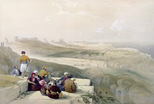 Askalon, Louis Haghe (1806-85) pub tarafından oyulmuş 