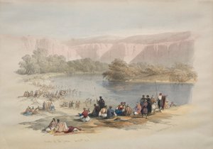 Ürdün Bankaları, 1839. by David Roberts