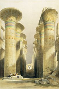 Central Avenue of the Great Hall of Columns, Karnak, Mısır ve Nubia, Cilt 1