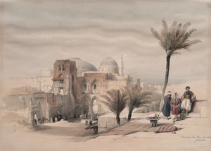 Kutsal Kabir Kilisesi, Kudüs, 1839. by David Roberts