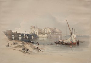 Sidon Kalesi by David Roberts