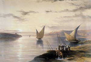 David Roberts (1796-1864) İngiliz (İskoç) ressam. 