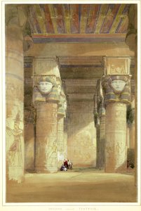 Dendera antik Tentyris by David Roberts