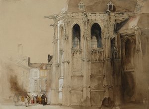 Dieppe, 1828 by David Roberts