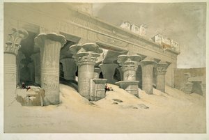 Edfu tapınağı by David Roberts