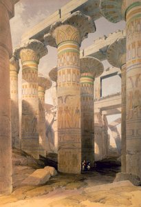 Sütunlar Salonu, Karnak, Mısır, 19. yüzyıl