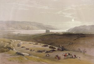 Jericho, 3 Nisan 1839, Louis Haghe (1806-85) tarafından oyulmuş 