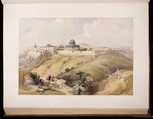 Kudüs, 9 Nisan 1839, Louis Haghe tarafından kazınmış, 1843 by David Roberts