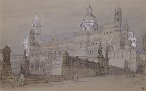 Palermo Katedrali, 1854 by David Roberts