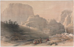 Petra, Vadinin Alt Ucu, Akropolis