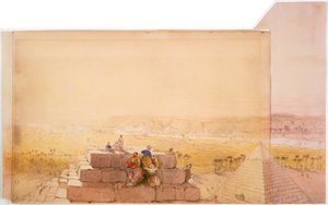 Piramitler, 19. yüzyıl by David Roberts