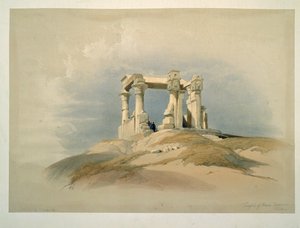 Wadi Kardassy Tapınağı, Nubia by David Roberts
