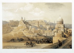 Kahire Kalesi, Mehemet Ali Sarayı, “Kutsal Topraklar”, Londra 1849. by David Roberts