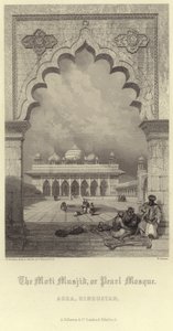 Agra'daki Moti Musjid by David Roberts