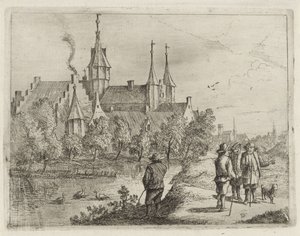 su üzerinde kale by David Teniers (II)