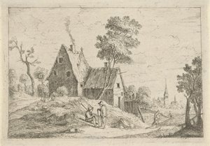 Bir ev ile manzara by David Teniers (II)