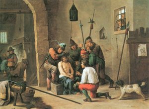 Felemenkçe: Dikenli Taç Acıların Adamı by David Teniers the Younger