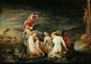 Kahraman ve Leander: Nereidler Tarafından Bulunan Leander, Domenico Feti
