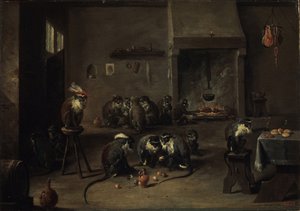 Mutfaktaki Maymunlar, 1640