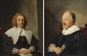Bir Kadın Portresi ve Bir Erkek Portresi by David Teniers the Younger
