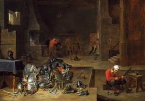 Zırhçının Dükkanı by David Teniers the Younger