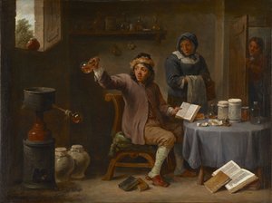 Konsültasyon by David Teniers the Younger