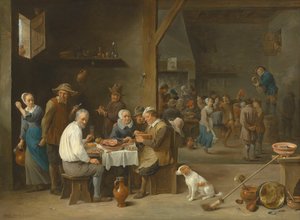 Jambon yemeği by David Teniers the Younger