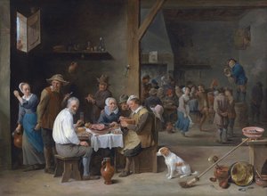 Jambon yemeği by David Teniers the Younger