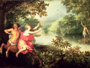 Herkül, Deianeira ve centaur Nessus, 1612 (panel)