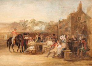 Chelsea Emeklileri Waterloo Sevkiyatını okuyor, 1819 by David Wilkie