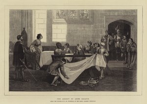 Anne Boleyn'in Tutuklanması by David Wilkie