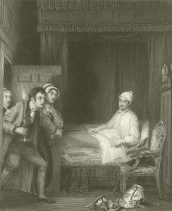 Inkuba Imana, Igihe cya Edo, 1847 (wino und ibara kumpapuro) by David Wilkie