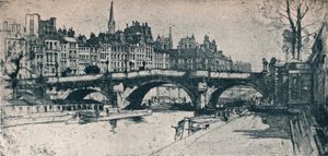 Pont Neuf: Paris Setinden bir tabak, 1904