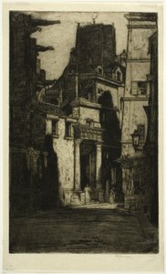 Saint Gervais, Rue des Barres, Paris Setinden dördüncü plaka by David Young Cameron