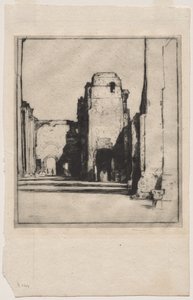 Tepidarium, Caracella Hamamları by David Young Cameron