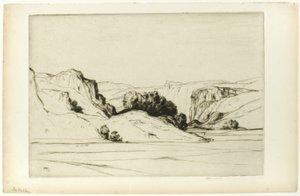 Vadi (Glencrutten olarak da bilinir) by David Young Cameron