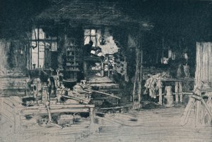 Atölye, Stirling, 1905. by David Young Cameron