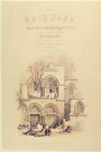 Louis Haghe (1806-85) tarafından kazınmış Kutsal Topraklar