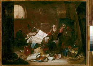 Simyacı by David the Younger (attr. to) Teniers