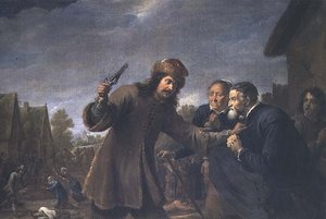 Bir Köye Saldırı, 1648 by David Teniers the Younger