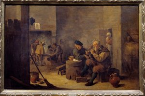 Bir pansiyonda sigara içmek David Teniers II