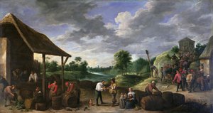 Şarap Hasadı by David Teniers the Younger