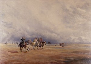 Lancaster Sands, Morecambe Körfezi (Hazineler) 1842 (tuval üzerine yağlı boya)