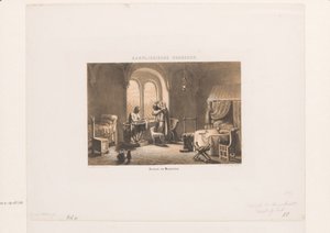 Karolenj iç Karolenj Eski Eserleri; Gidişler ve mobilyalar (nesne üzerindeki başlık) by David van der Kellen
