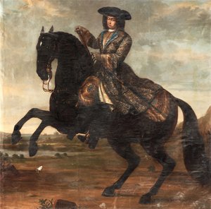 Portre equestre de Charles XI de Suede (1655-1697) (İsveçli XI Charles