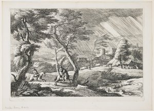 Plaka VII, bir dizi manzaradan, 1743 by Davide Antonio Fossati